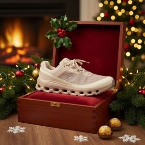 On Women's Athletic Shoes - Cream